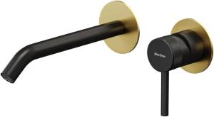 Смеситель для раковины Allen Brau Priority 3.0 5.31A03-GB31 золотой, черный