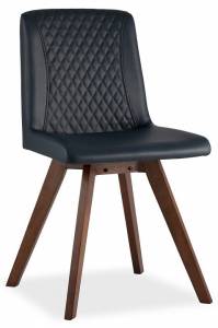 Набор из 4 стульев Stool Group Marta SGR_LW1902-G_PU_DARK_BLUE_GRID-KOROB4