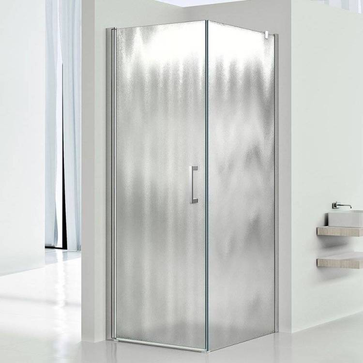 Душевой уголок Vincea Orta VSR-1O8080CH-L 80х80 см, стекло шиншилла, L