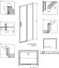 Душевая дверь в нишу Radaway Idea Black DWJ 120 R фото 7