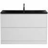 Тумба с раковиной Belbagno Albano ALBANO-1200-2C-PIA-BL 120x45x81 Bianco Lucido напольная с двумя выкатными ящиками фото 2