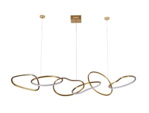 Большая подвесная светодиодная люстра Newport Alicia 15326N/S brass