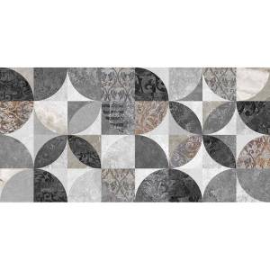 Керамическая плитка Laparet Focus 34085 Серый Узор 25x50
