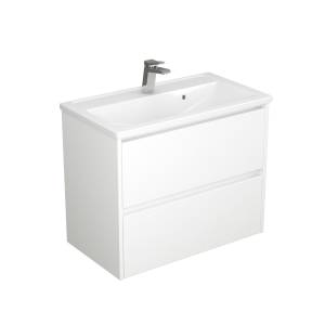 Тумба под раковину Uncoria Тронто 80 58039 белый глянец