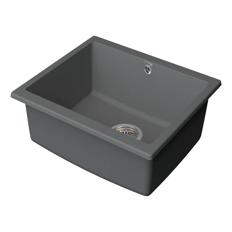 Мойка кухонная Point Сидли 55 PN3007AL серый