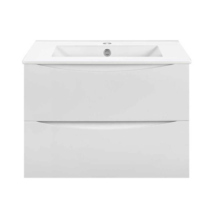 Тумба с раковиной Vincea Mia Slim VMC-2MC600S1GW Белый