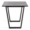 Стол Tetchair Costa 20624 гранит тёмный/чёрный 80x75x120 фото 2
