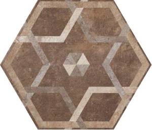 Декор Fioranese Heritage HET5EX Deco Exagon Texture 5 Nat 34.5x40
