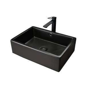 Раковина Gid Geométrico 53381 N9129bg 50 см, черная