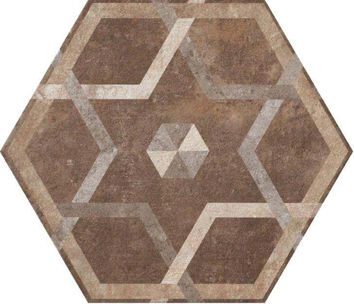 Декор Fioranese Heritage HET5EX Deco Exagon Texture 5 Nat 34.5x40
