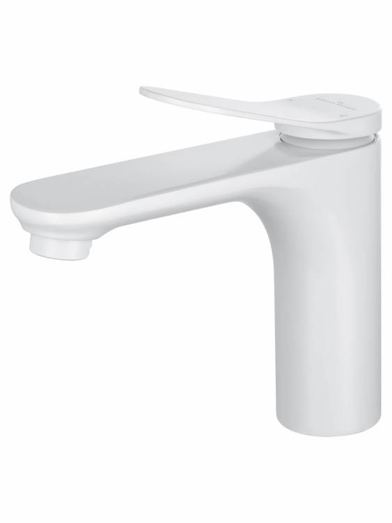 Смеситель для раковины Wonzon & Woghand WW-A40482-MW белый матовый