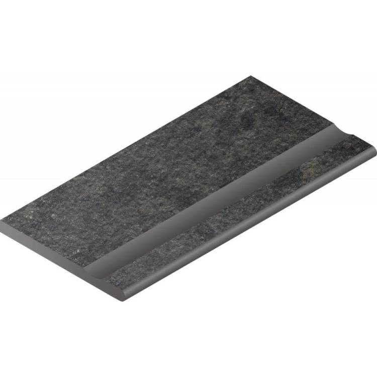 Бортик Italon Рум X2 620090000664 Блэк С Выемкой Закругленный 30x60