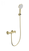 Смеситель для душа Wonzon & Woghand WW-B2048-A-BG с термостатом, брашированное золото