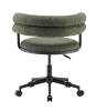Кресло компьютерное Stool Group Ponty Bebe Office Chair OTE-CL 355 bl.l зеленый черные ножки фото 3