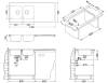 Мойка кухонная Alveus Classic Pro 110 1132129 Sat с сифоном, 140x60 фото 5