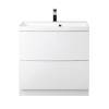 Тумба с раковиной BelBagno Marino 60 bianco lucido, напольная