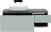 Тумба под раковину Allen Brau Infinity 120 L 1+1 1.21006.PWM Папирус матовый фото 5