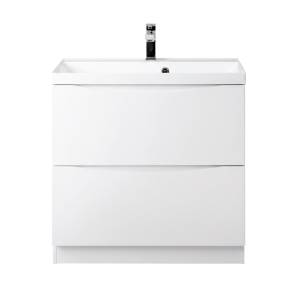 Тумба с раковиной BelBagno Marino 60 bianco lucido, напольная