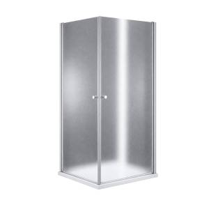 Душевой уголок Cezares ELENA-W-A-2-80-P-Cr профиль хром, стекло матовое, 80x80x195