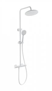 Душевая стойка Wonzon & Woghand WW-B3047-A-MW с термостатом, белый