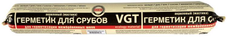 Герметик для срубов VGT дуб светло-серый 0.9 кг