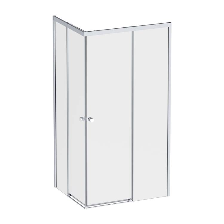 Душевой уголок Am.Pm X-Joy W94G-403-100280-MT1K профиль хром матовый, стекло прозрачное, 100x80x190