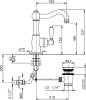 Смеситель для раковины Nicolazzi Cinquanta 3452CR76C с д/к хром фото 2