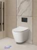 Унитаз подвесной Cerutti Spa Luigi CT11101 безободковый, сиденье микролифт, белый