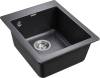 Комплект Paulmark Leer PM104249-BL черный + Смеситель Paulmark Holstein Ho212063-BLCR для кухонной мойки фото 3