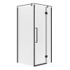Душевой уголок Niagara Nova NG-6832-34BLACK профиль черный матовый, стекло прозрачное, 100x100x195