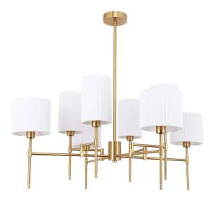 Большая люстра на штанге Arte Lamp Debora A4108LM-8PB