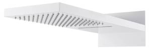 Верхний душ Boheme Fusion 419-2-MW с каскадом, White