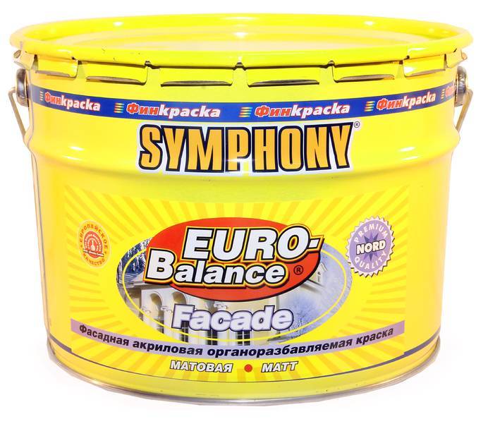 Краска фасадная Symphony Euro-Balance Facade Nord база КА 2.7 л