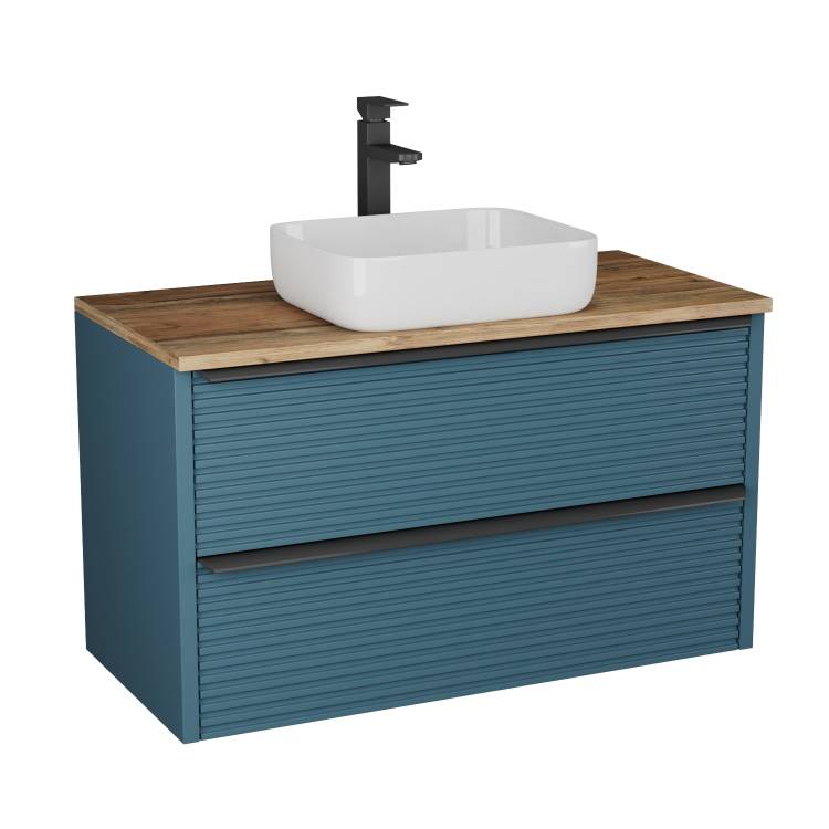 Тумба с раковиной Veneciana Torno 105 510520 сине-зеленый матовый