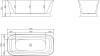 Акриловая ванна BelBagno BB400-1500-800 150x80 фото 4