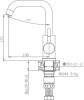 Смеситель для кухни Haiba HB72304-4 фото 5
