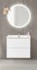Тумба с раковиной Belbagno Etna H-60 ETNA-H60-800-2C-SO-BL-P 80x45x60 Bianco Lucido подвесная с двумя выкатными ящиками, с доводчиками фото 6