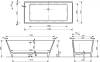Ванна из искусственного камня Эстет Манхэттен 175x80 фото 5