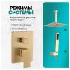 Душевая система Grocenberg GB5089MG-4 без излива, матовое золото фото 10
