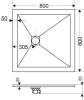Поддон для душа RGW Stone Tray ST-0088G 80х80 с сифоном фото 5