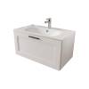 Тумба с раковиной Terminus Classik CLA10801900301O белый, 80x38