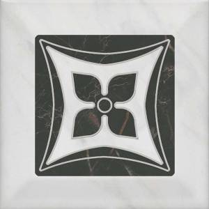 Декор Kerama Marazzi Келуш TOC005 2 Грань Черно-Белый 9.8x9.8