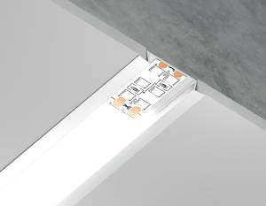 Алюминиевый встраиваемый профиль  Ambrella light Illumination GP1100WH