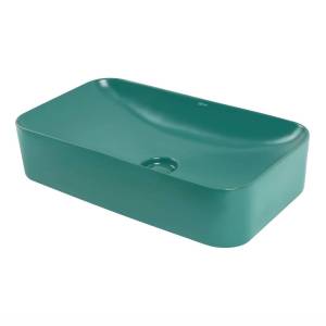 Раковина Abber Rechteck AC2204MBG 60 см, зеленая матовая