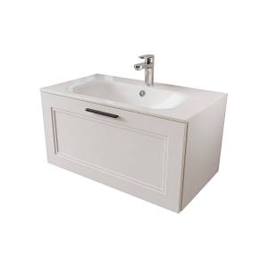 Тумба с раковиной Terminus Classik CLA10801900301O белый, 80x38
