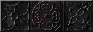 Декор Cifre Ceramica Bulevar Decor Altair Black 30x10