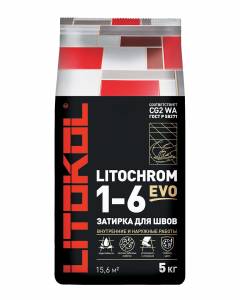 Затирка Litokol Litochrom 1-6 EVO LE.140 Мокрый асфальт 5 кг