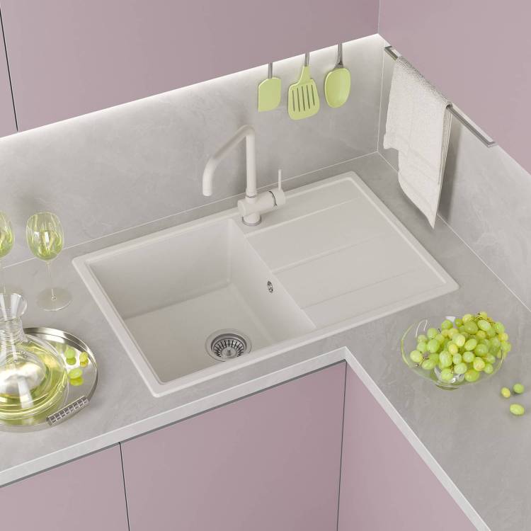 Мойка кухонная Misty Линкор LIN-78х51-03 жасмин, 78x51