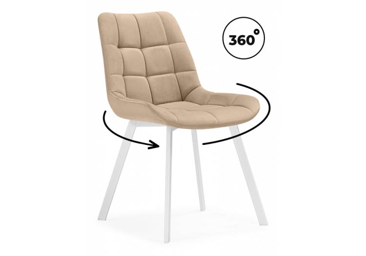 Стул Notta Челси 626082 Бежевый/Белый