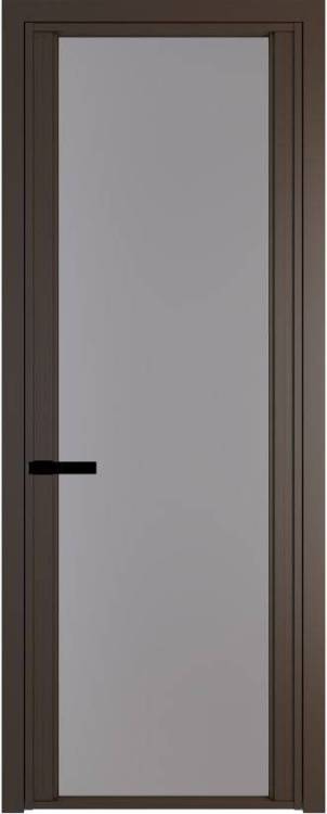 Межкомнатная дверь Profil Doors 2 AGP цвет профиля Деорэ, стекло безопасное 6 мм монохром серый 800x2000